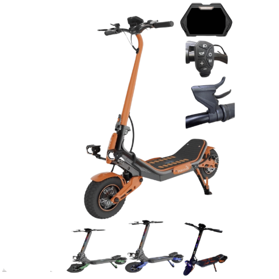 صورة سكوتر الهلاند برو اثنين دنمو اجمالي 3200 واط – تصميم قوي مع إضاءة وشاشة إلكترونية